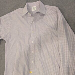 Brooks Brothers Regent Fit, Lavender Check, 16.5 16 1/2 33